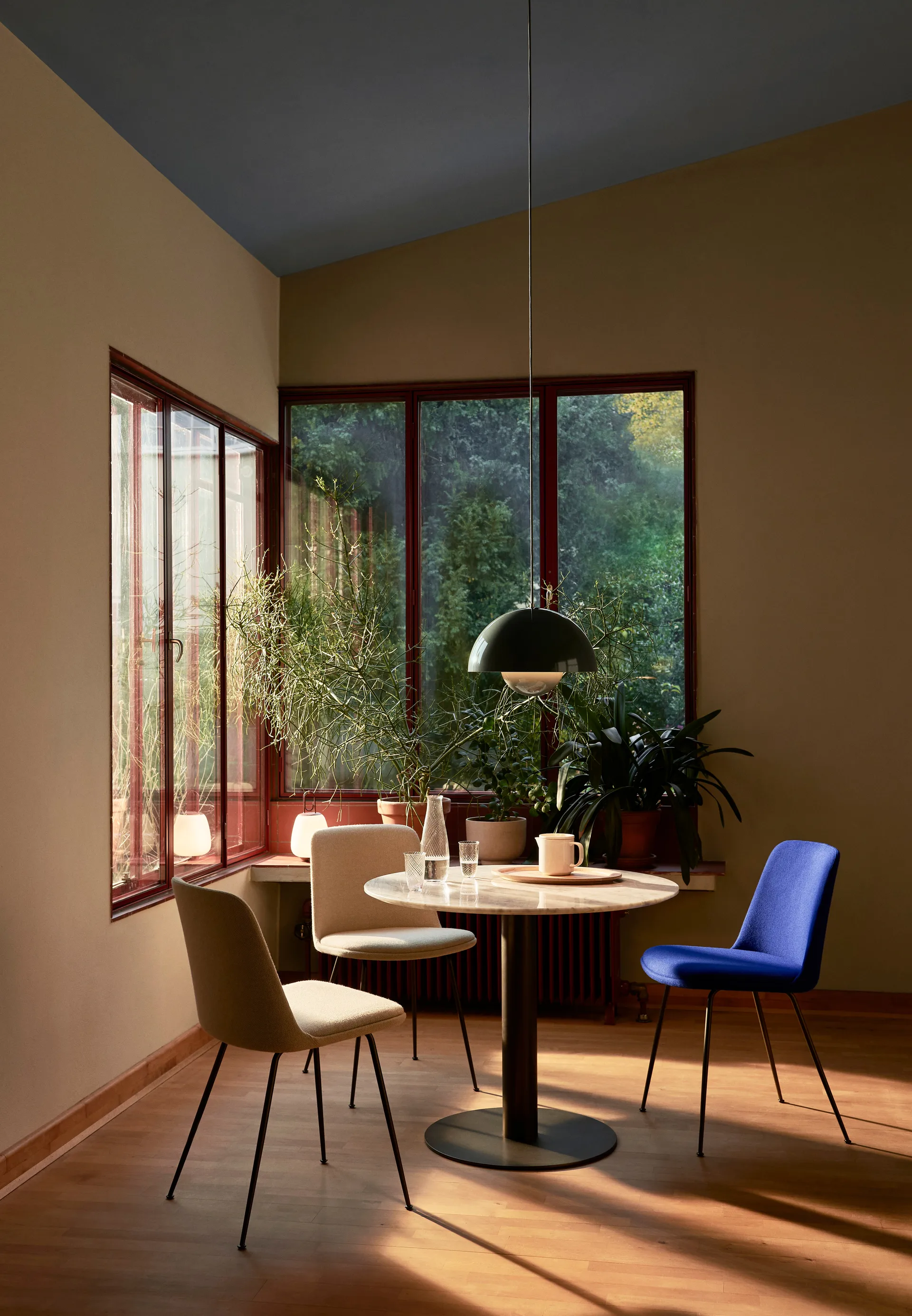 Lámpara colgante Flowerpot VP7, Stone blue &Tradition