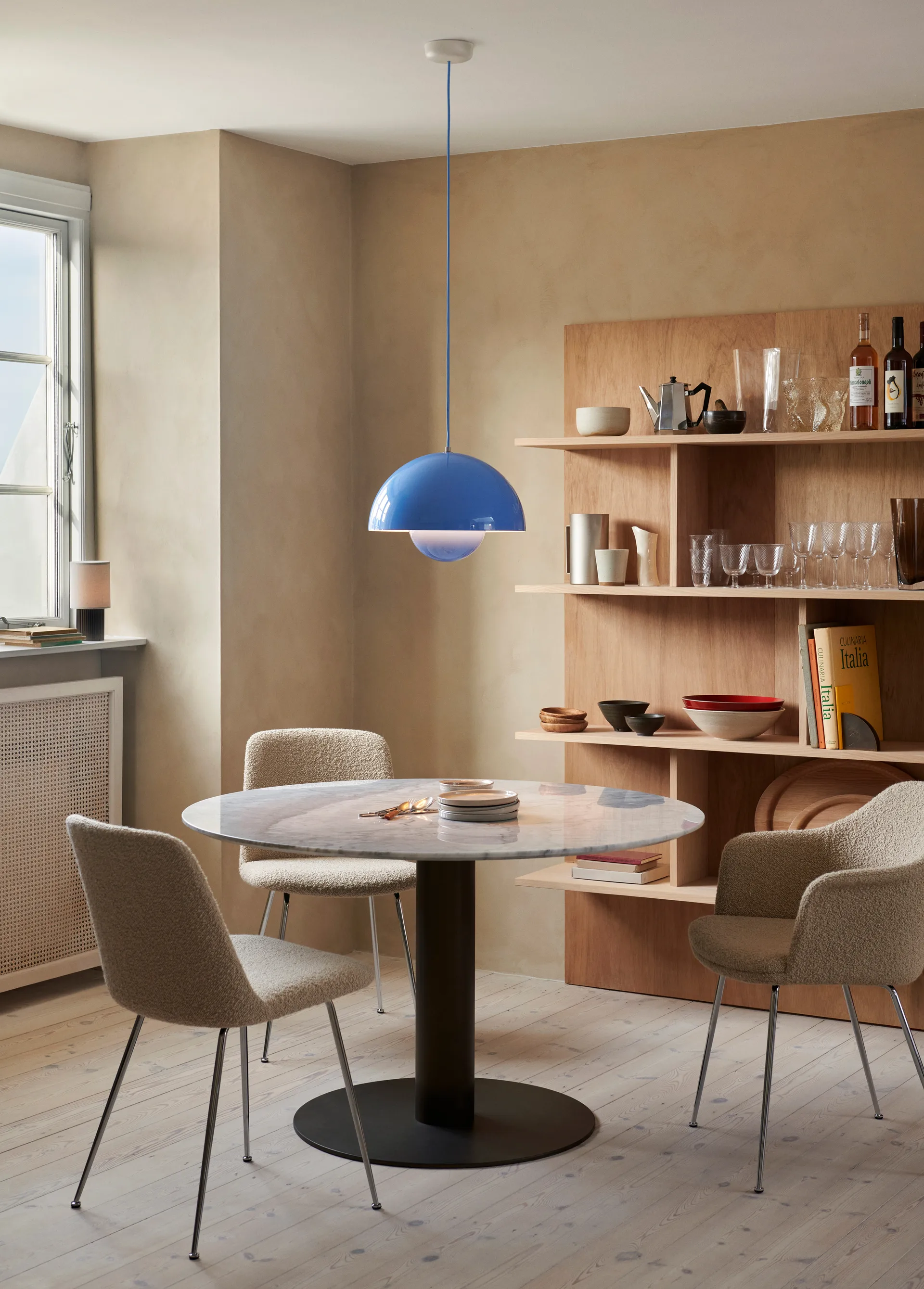 Lámpara colgante Flowerpot VP7, Swim blue &Tradition