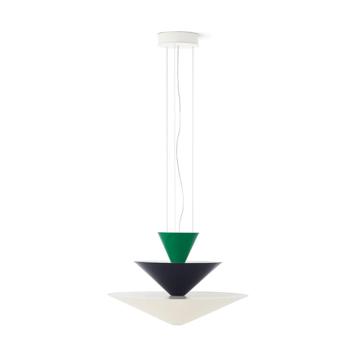 Lámpara colgante Gio LN14 Ø60 cm - Signal green-deep blue-ecru - &Tradition