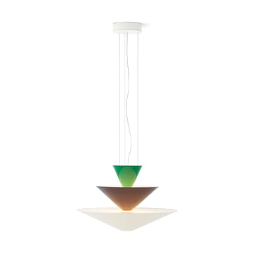 Lámpara colgante Gio LN14 Ø60 cm - Signal green-deep blue-ecru - &Tradition