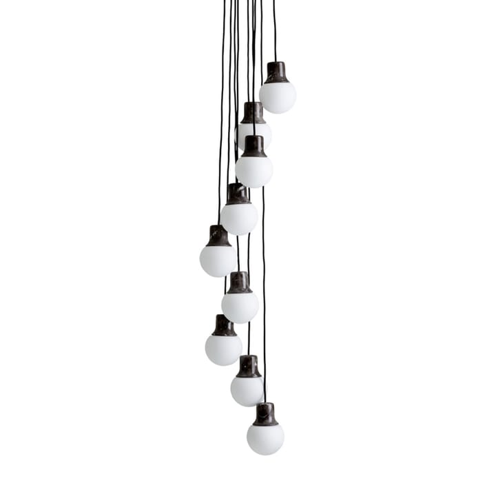 Lámpara colgante Mass Light NA6, Mármol negro/blanco, nero marquina &Tradition