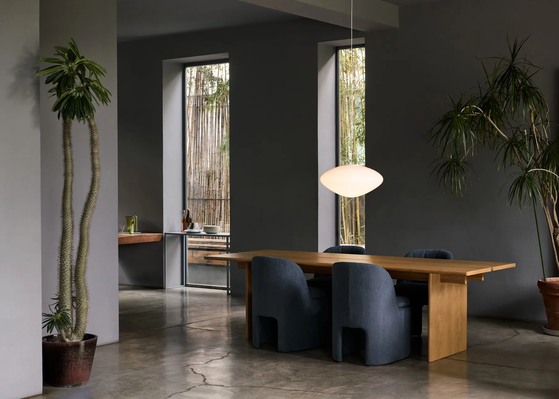 Lámpara colgante Mist AP20 Ø56 cm, White-opal glass &Tradition