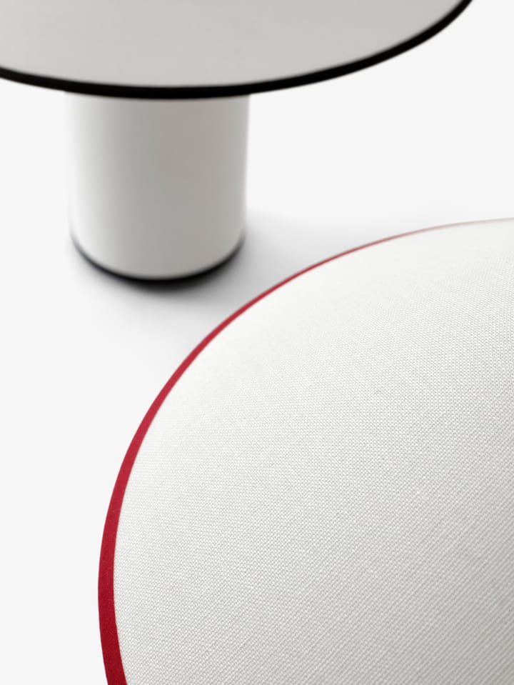 Lámpara de mesa Colette ATD6, white & merlot &Tradition
