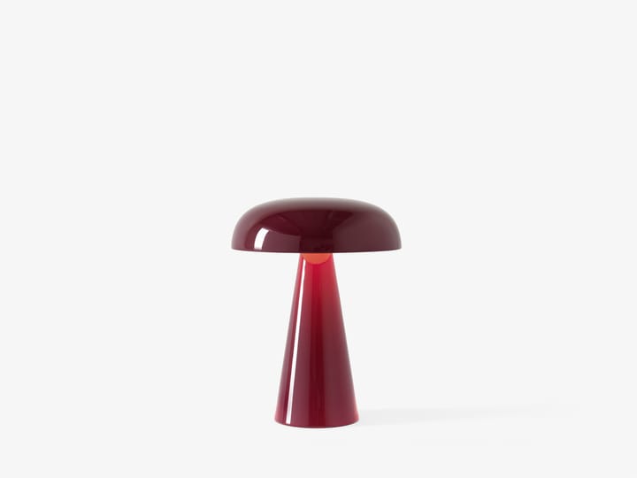 Lámpara de mesa Como portable SC53, Red brown &Tradition