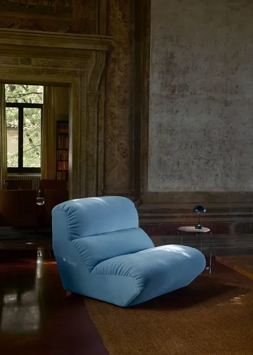 Lámpara de mesa Flowerpot portable VP9 - Azul acero - &Tradition