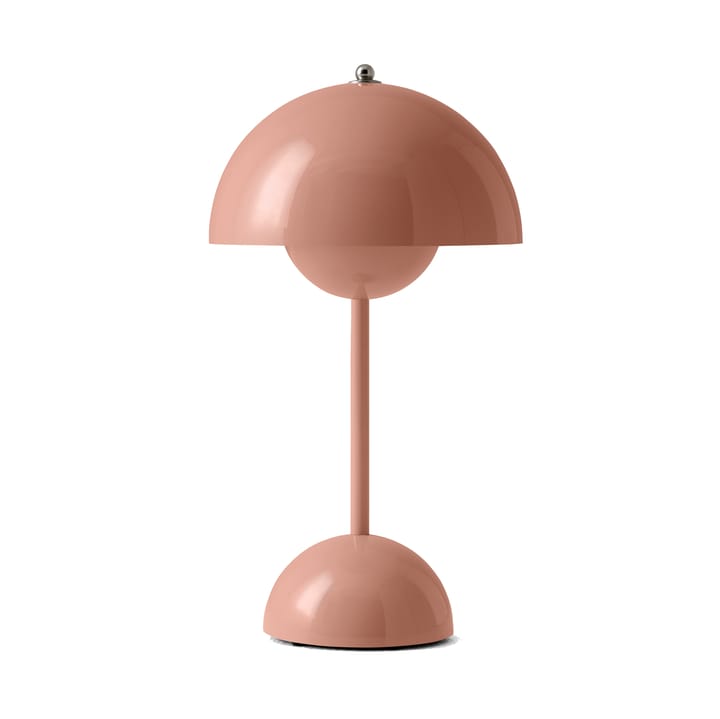 Lámpara de mesa Flowerpot portable VP9 - Beige red - &Tradition