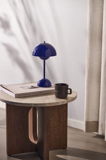 Lámpara de mesa Flowerpot portable VP9 - Cobalt blue - &Tradition