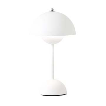 Lámpara de mesa Flowerpot portable VP9 - Matt white - &Tradition