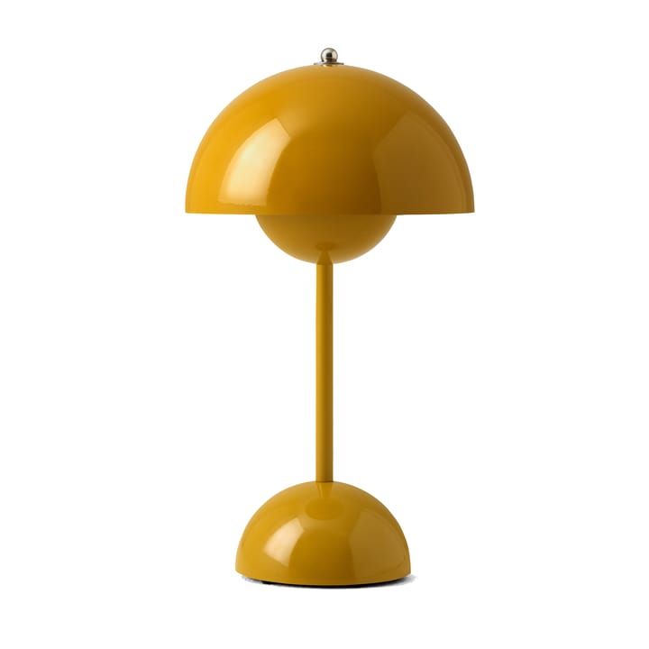 Lámpara de mesa Flowerpot portable VP9 - Mustard - &Tradition