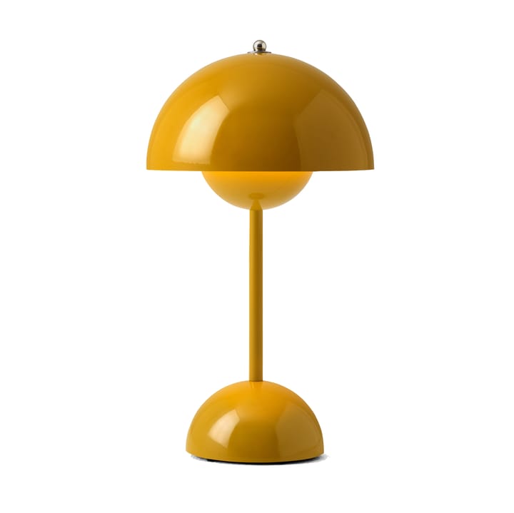 Lámpara de mesa Flowerpot portable VP9 - Mustard - &Tradition
