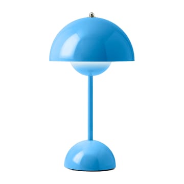 Lámpara de mesa Flowerpot portable VP9 - Swim blue - &Tradition