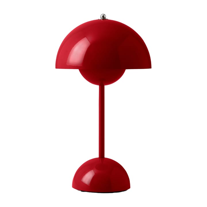 Lámpara de mesa Flowerpot portable VP9 - Vermilion red - &Tradition