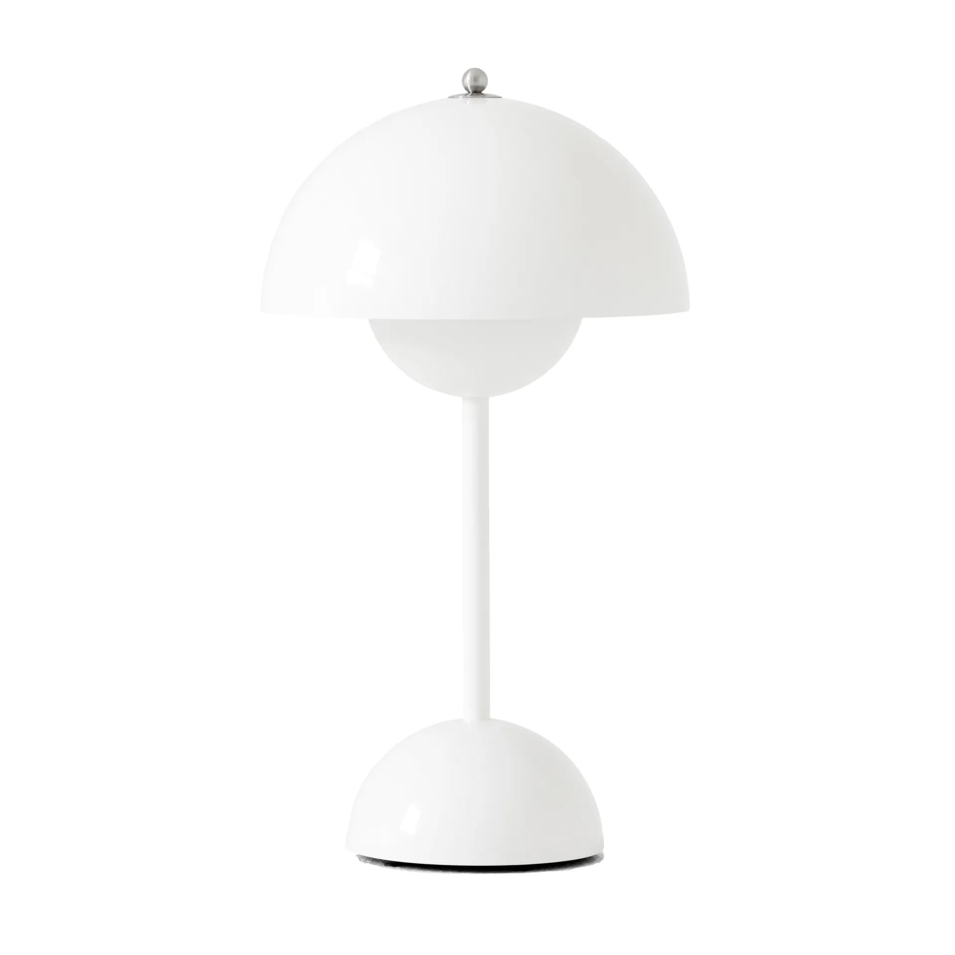 Lámpara de mesa Flowerpot portable VP9, White &Tradition