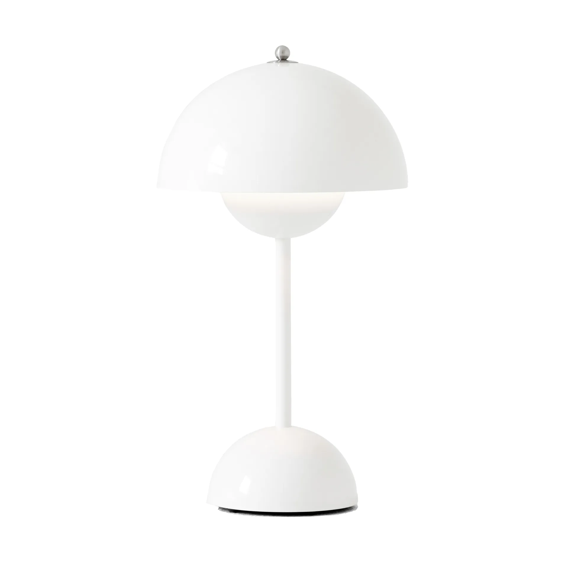 Lámpara de mesa Flowerpot portable VP9, White &Tradition