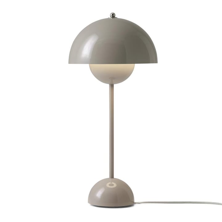 Lámpara de mesa FlowerPot VP3, gris-beige &Tradition