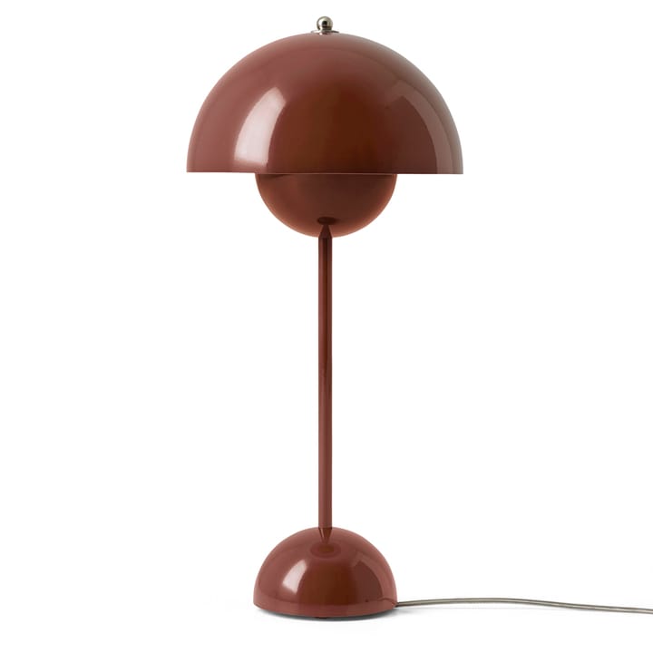 Lámpara de mesa FlowerPot VP3 - rojo-marrón - &Tradition