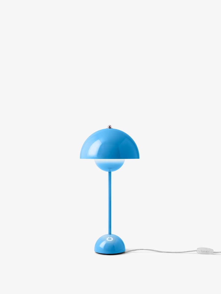Lámpara de mesa FlowerPot VP3, Swim blue &Tradition