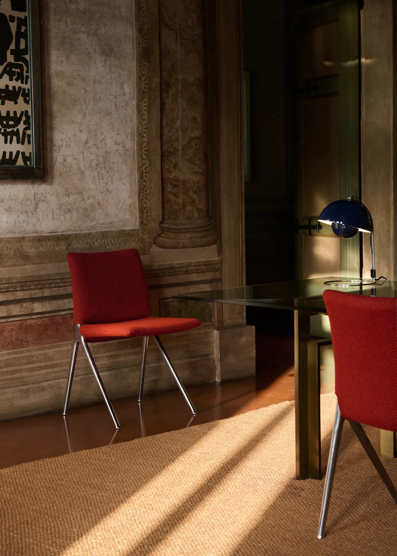 Lámpara de mesa FlowerPot VP4, Azul acero &Tradition