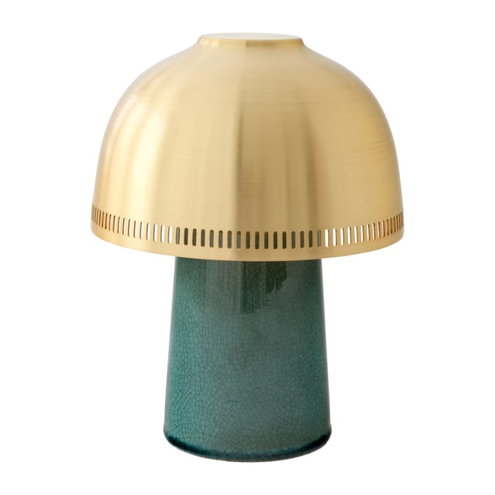 Lámpara de mesa Raku SH8 - Blue Green & Bras - &Tradition