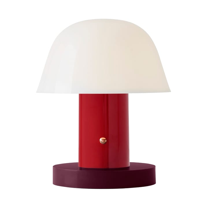 Lámpara de mesa Setago JH27, Maroon-grape &Tradition