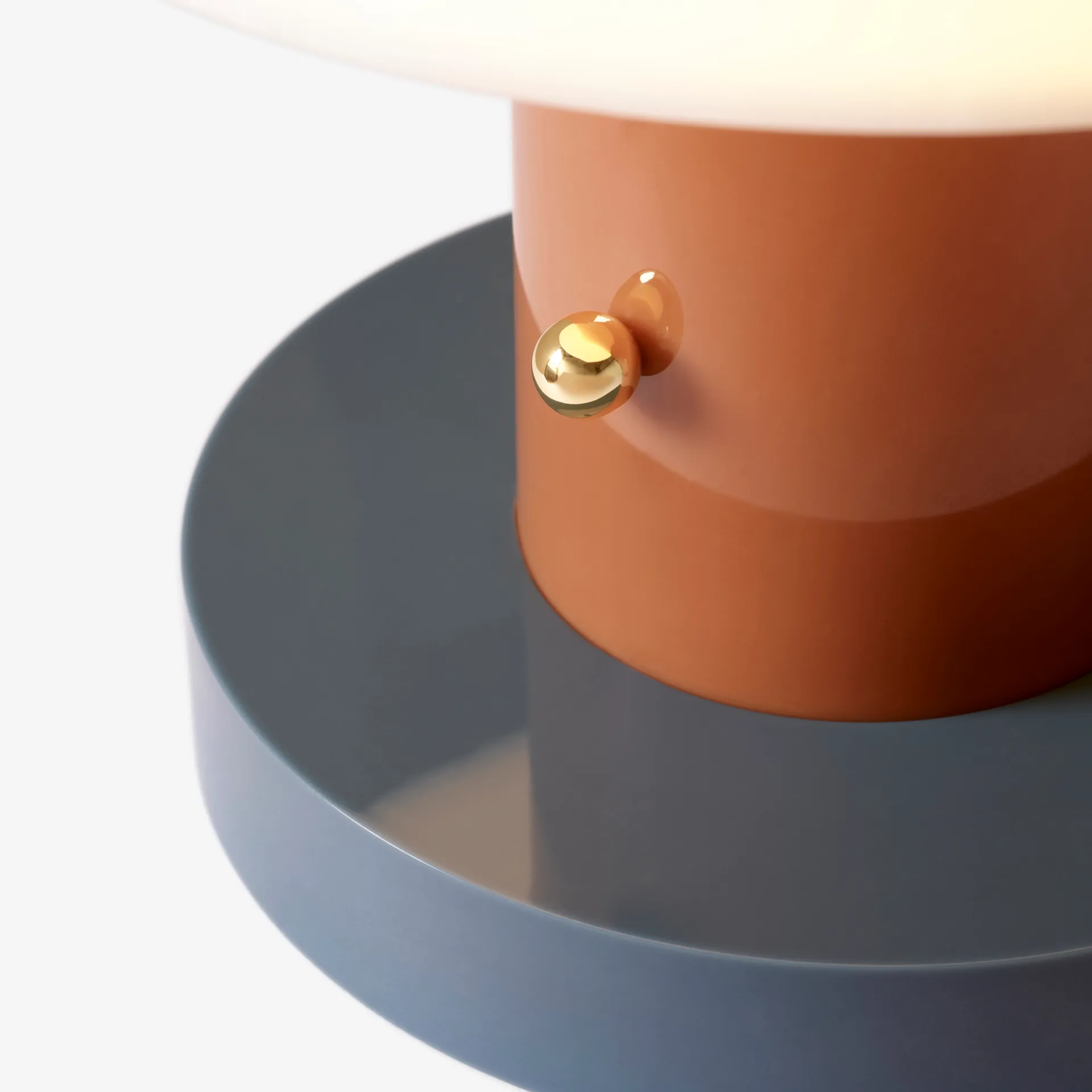 Lámpara de mesa Setago JH27, Rust-thunder &Tradition