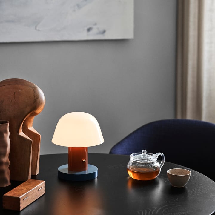 Lámpara de mesa Setago JH27, Rust-thunder &Tradition