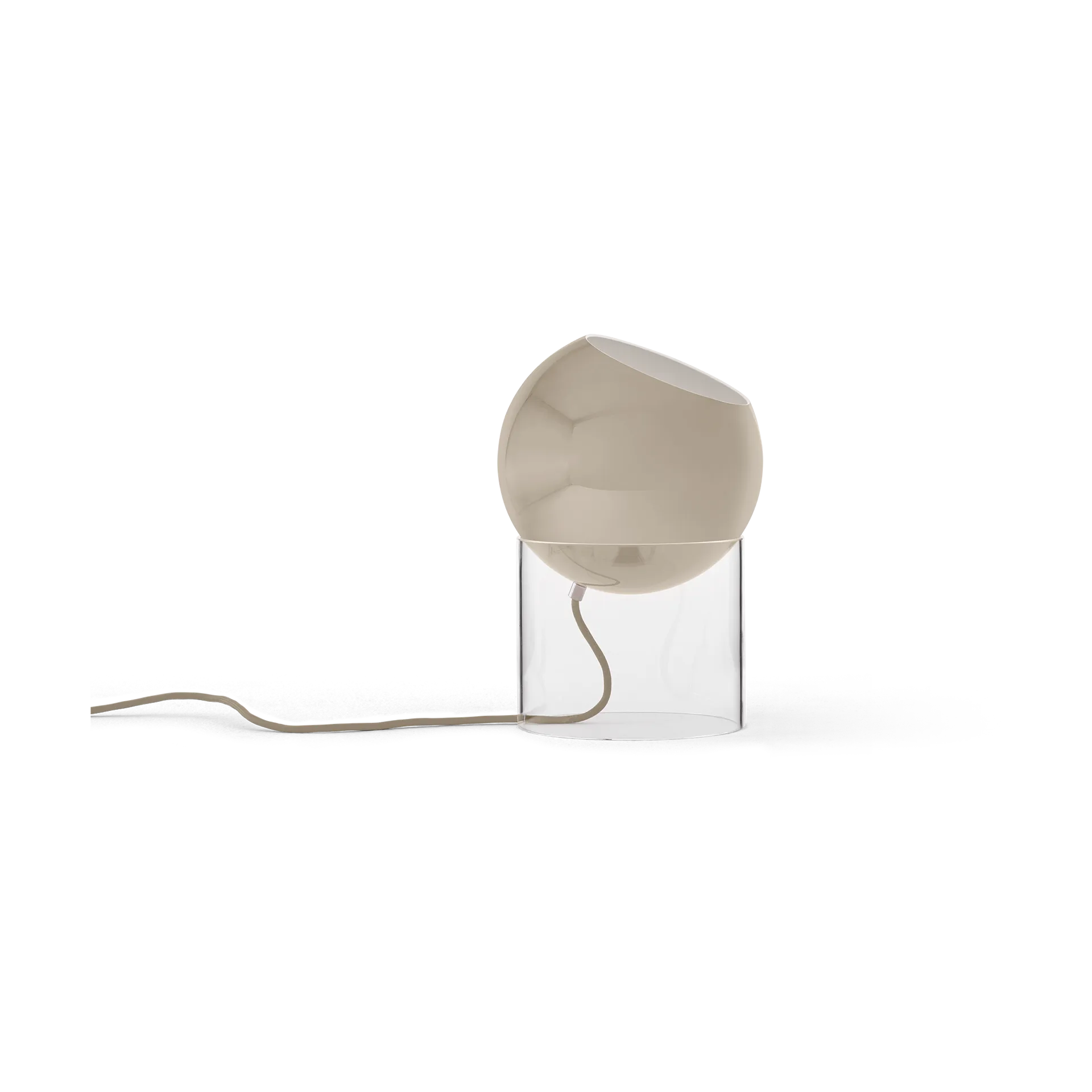 Lámpara de mesa Topan VP13 31,5 cm, Clear-grey beige &Tradition