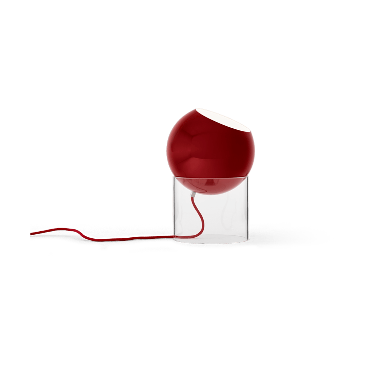 Lámpara de mesa Topan VP13 31,5 cm, Clear-vermilion red &Tradition