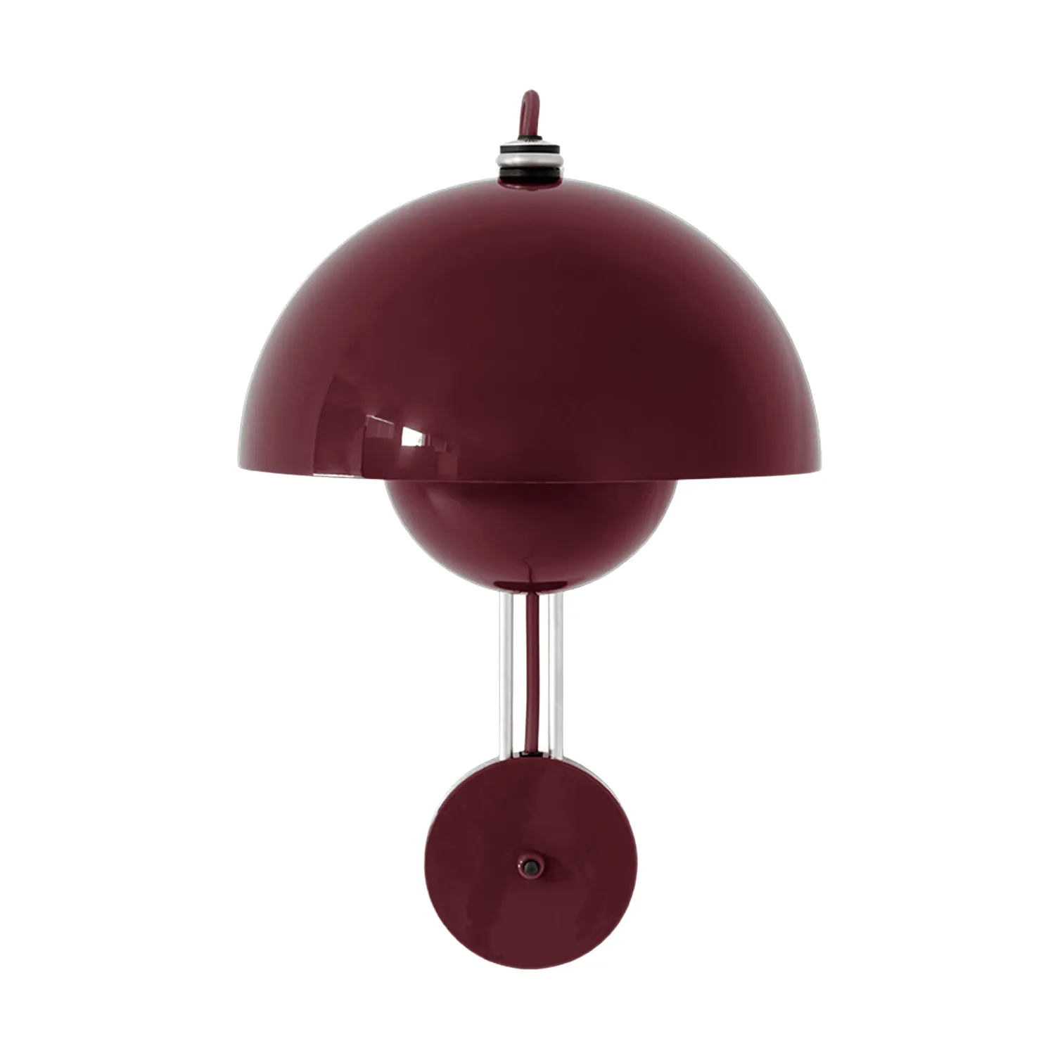 Lámpara de pared Flowerpot VP8, Dark plum &Tradition