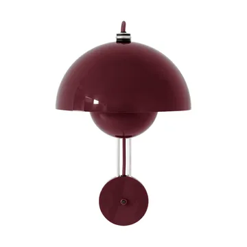 Lámpara de pared Flowerpot VP8 - Dark plum - &Tradition