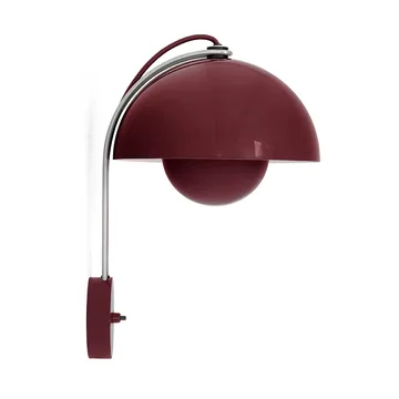 Lámpara de pared Flowerpot VP8 - Dark plum - &Tradition