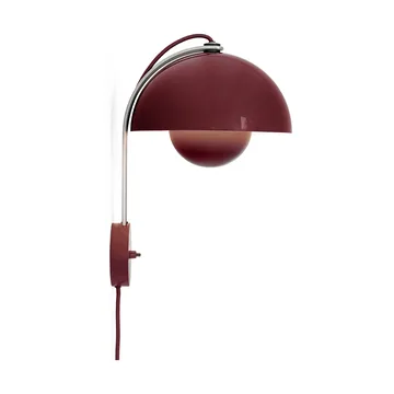 Lámpara de pared Flowerpot VP8 - Dark plum - &Tradition