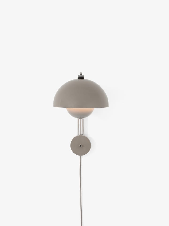 Lámpara de pared Flowerpot VP8, Grey beige &Tradition