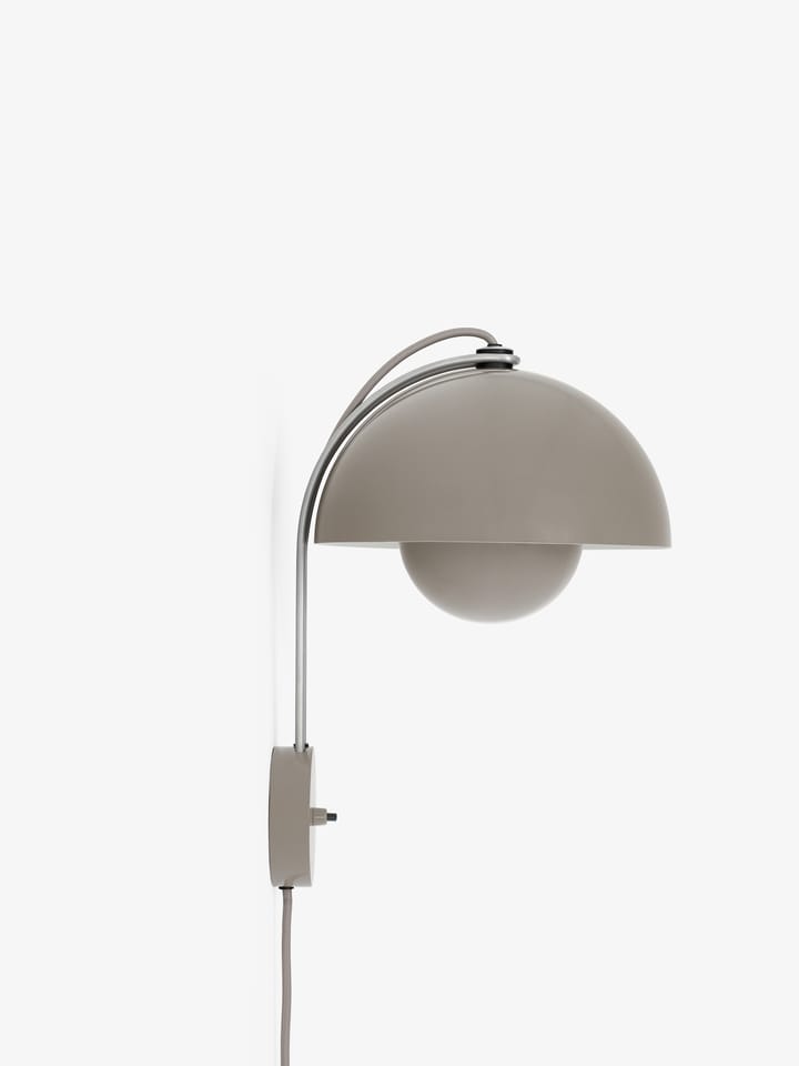 Lámpara de pared Flowerpot VP8, Grey beige &Tradition