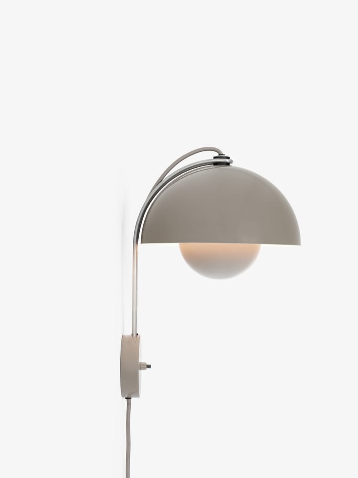 Lámpara de pared Flowerpot VP8, Grey beige &Tradition