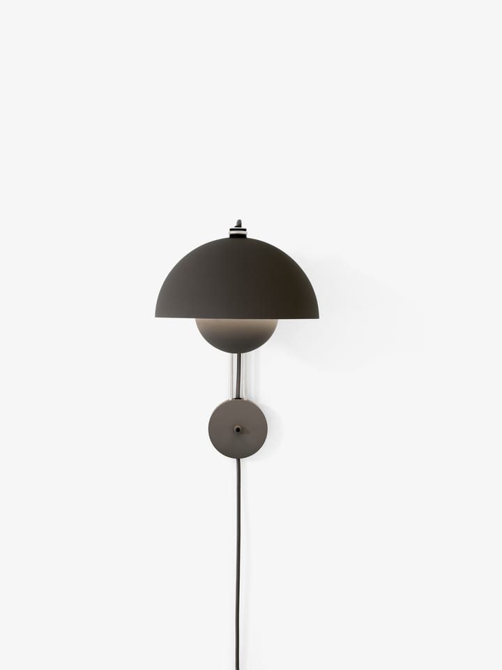 Lámpara de pared Flowerpot VP8, Matt black &Tradition