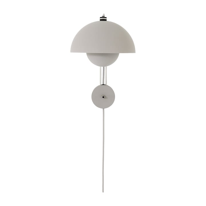 Lámpara de pared Flowerpot VP8 - Matt light grey - &Tradition