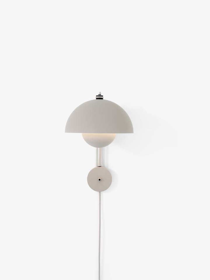 Lámpara de pared Flowerpot VP8, Matt light grey &Tradition
