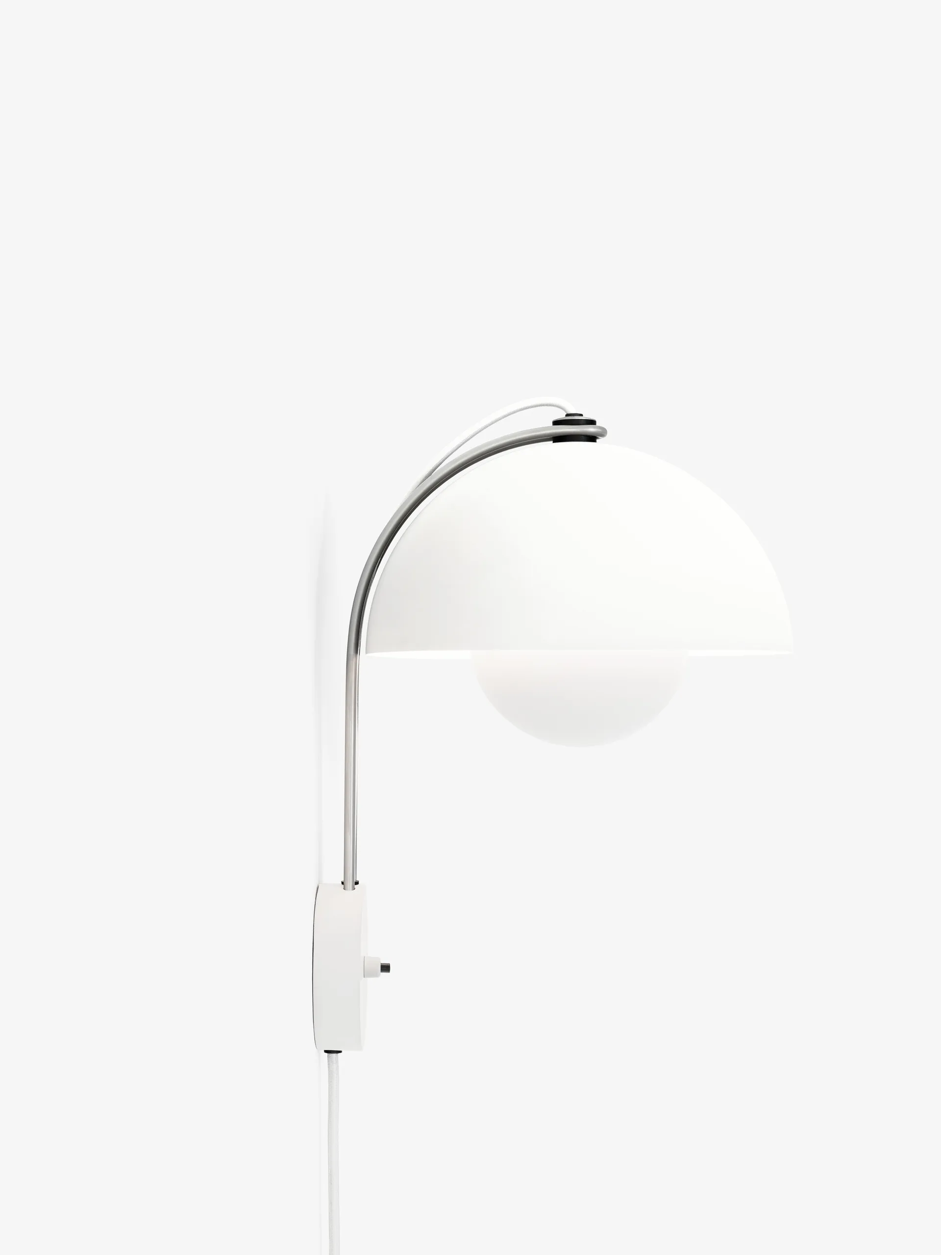 Lámpara de pared Flowerpot VP8, Matt white &Tradition