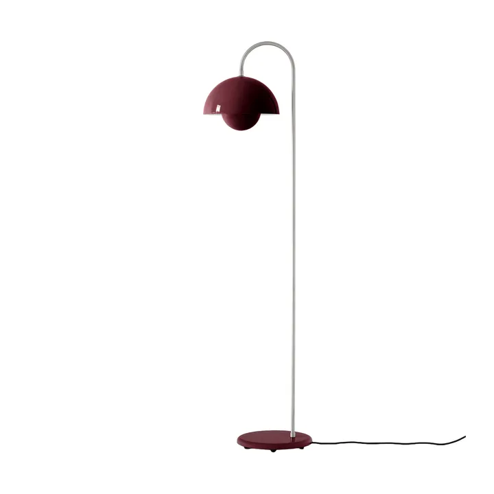 Lámpara de pie Flowerpot VP12 - Dark plum - &Tradition