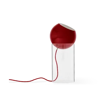 Lámpara de pie Topan VP14 46,5 cm - Clear-vermilion red - &Tradition