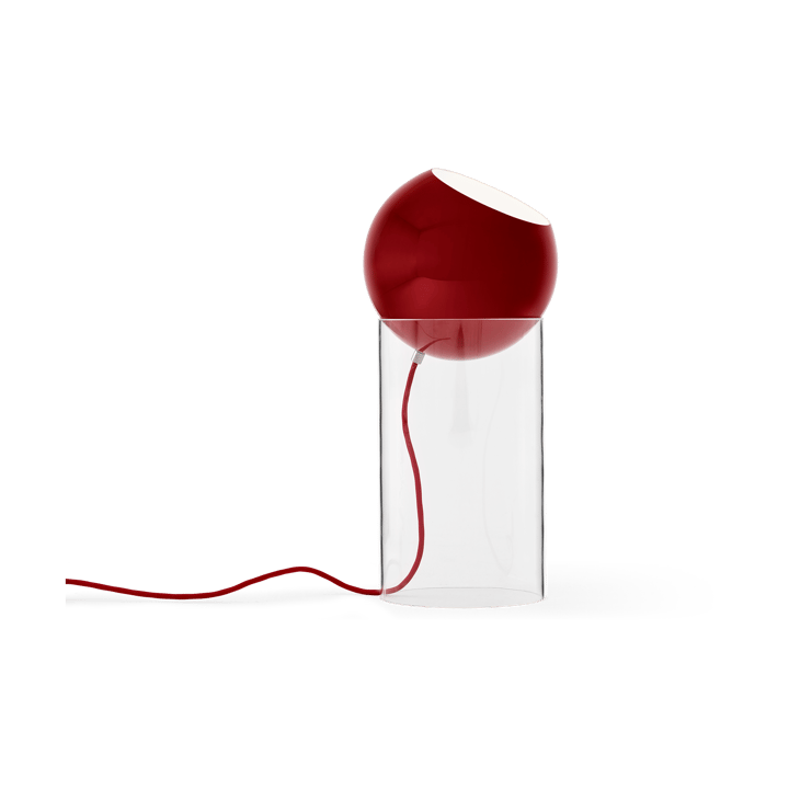 Lámpara de pie Topan VP14 46,5 cm, Clear-vermilion red &Tradition