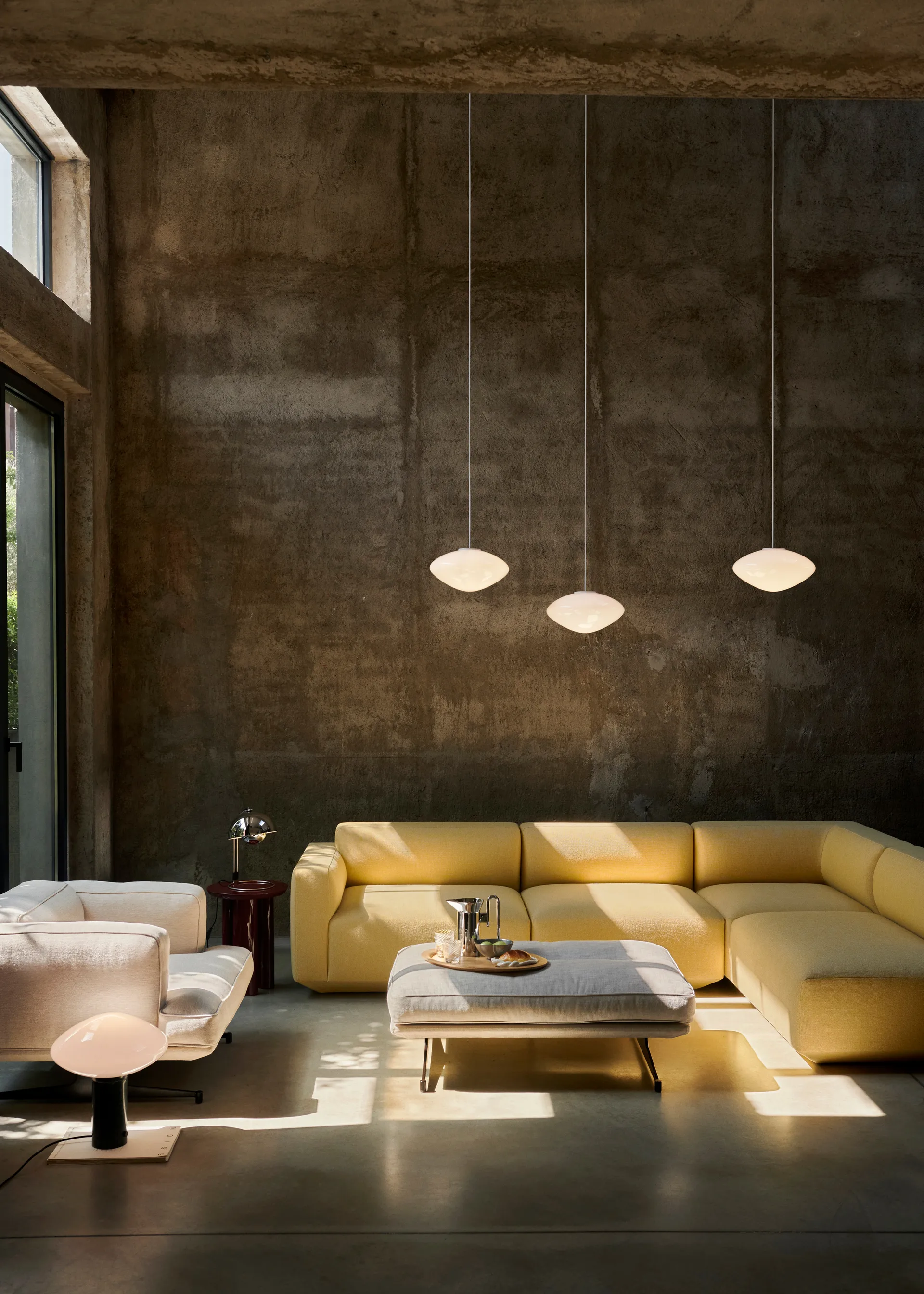 Lámpara de techo Mist AP15 Ø25 cm, Matt White, Glass &Tradition