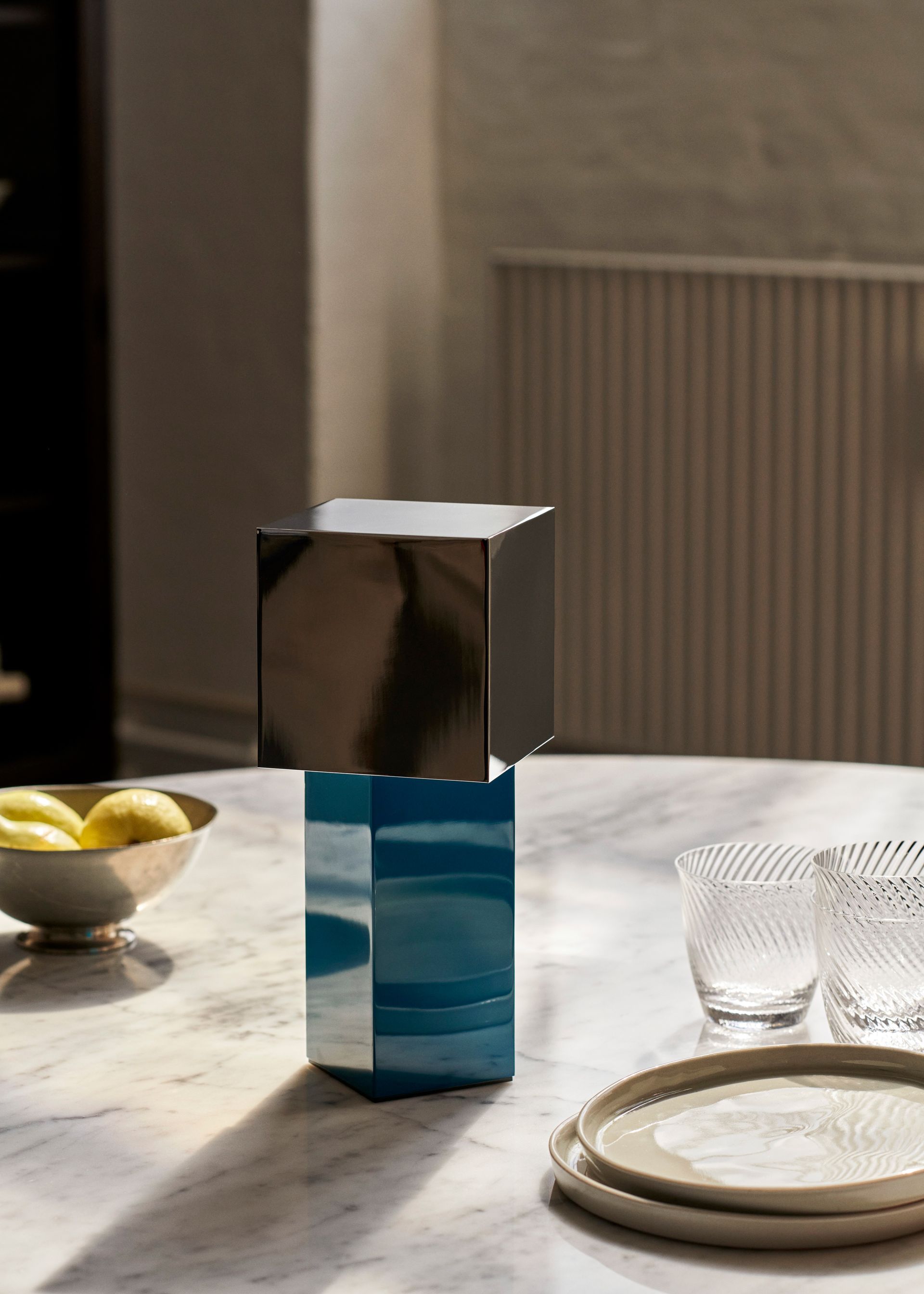 Lámpara portátil Pivot ATD7, Blue plata &Tradition