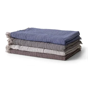 Manta de algodón Collect SC32 140x210 cm - Cloud & Blue (beige-azul) - &Tradition