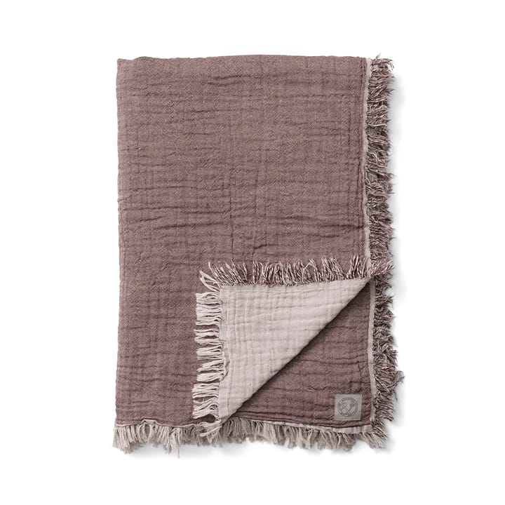 Manta de algodón Collect SC32 140x210 cm - Cloud & Burgundy (beige-rojo) - &Tradition