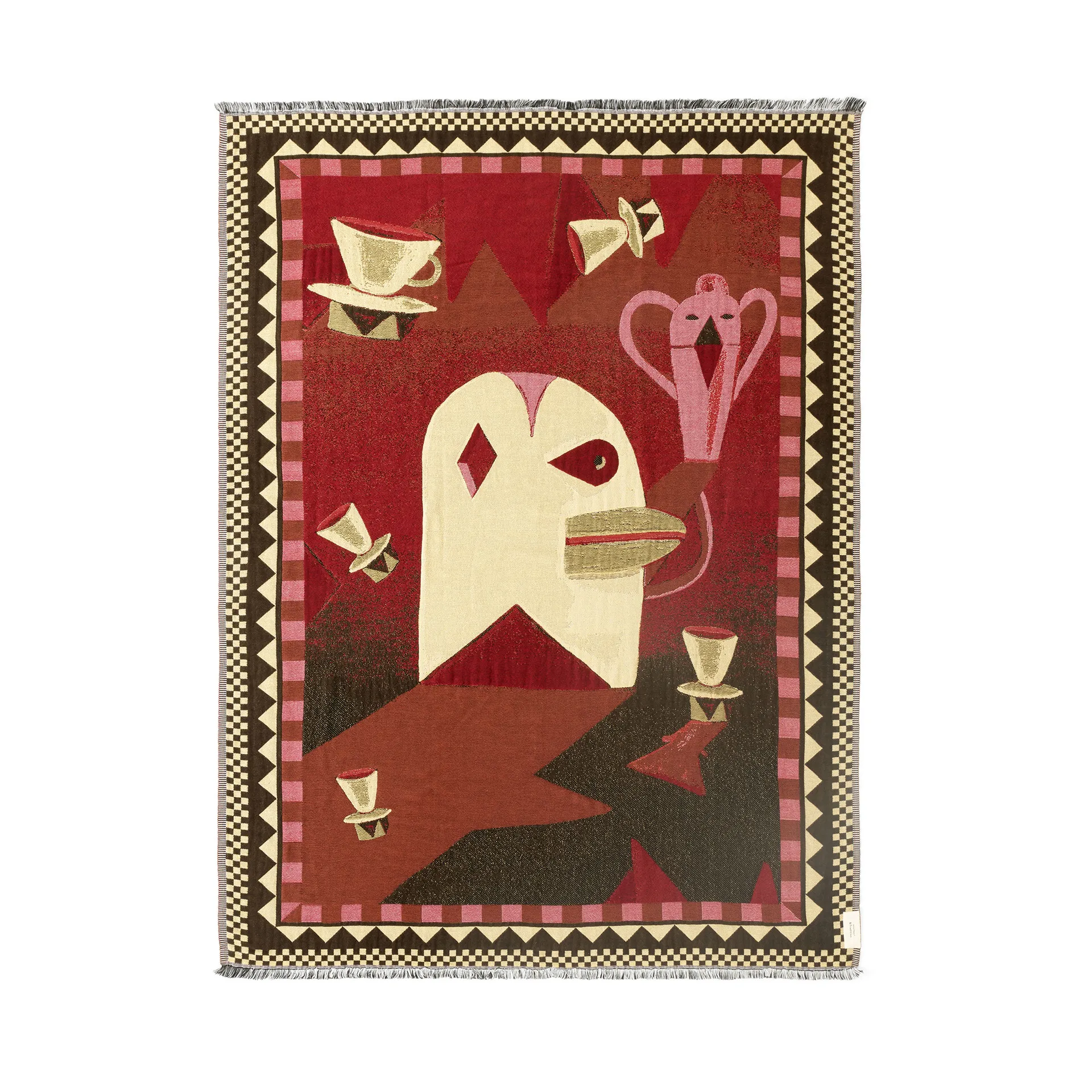 Manta Momento JH46, 180x130 cm, Red dawn &Tradition