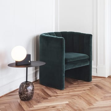 Mesa auxiliar Lato LN9 - Blanco, mármol crema diva - &Tradition