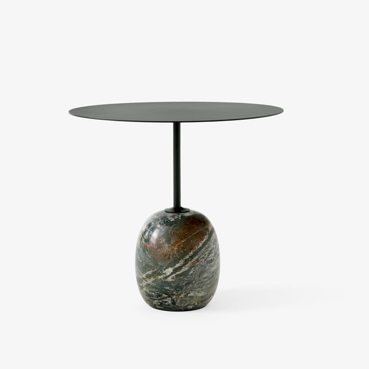 Mesa auxiliar Lato LN9, Deep Green-Verde Alpi Marble &Tradition