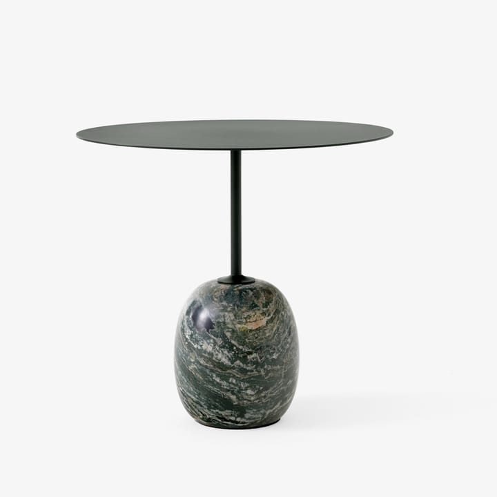 Mesa auxiliar Lato LN9, Deep Green-Verde Alpi Marble &Tradition